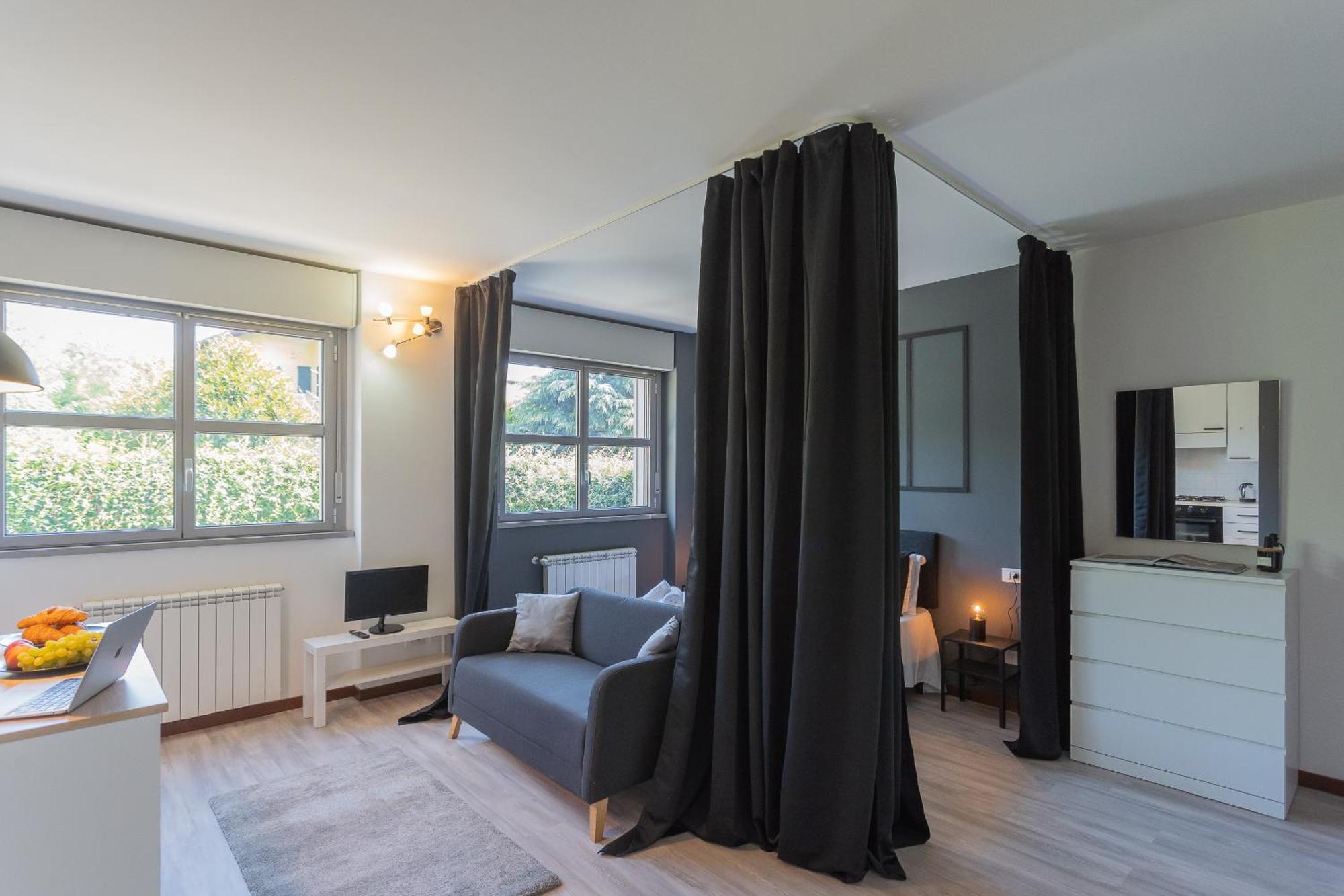 Black Loft Como By Rent All Como Exterior foto
